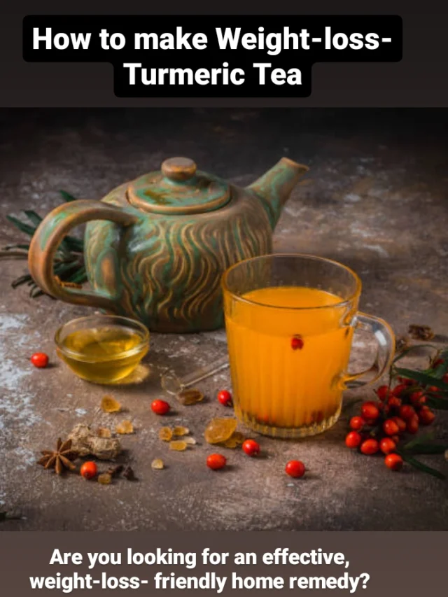 How to make weight-loss Turmeric tea