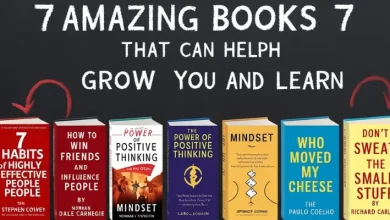 7 Amazing books that can help you grow and learn.