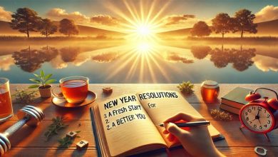 New year resolutions: A fresh start for better you.