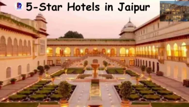 This image shows the top 5-star hotels in Jaipur, ultimate experiences, booking & tips.